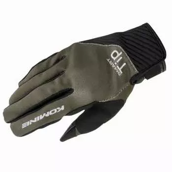 Komine Motorcycle Stretch Mesh Gloves - Luce II Olive M GK-185 For Spring/Summer Mesh Material