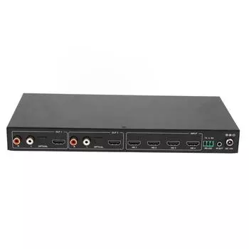 Коммутатор интерфейса мультимедиа HD 4K 60 Гц 18 Гбит/с 4x2 Коммутатор интерфейса мультимедиа HD для телевизора US Plug