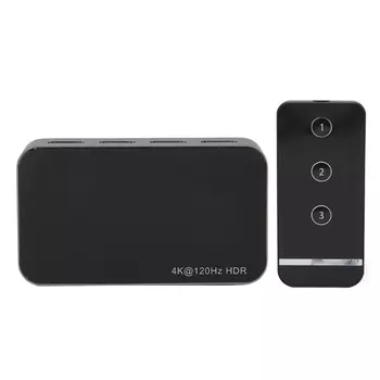 Коммутатор мультимедийных интерфейсов HD 3 в 1 3 в 1 8K на 60 Гц 4K на 144 Гц Видеокоммутатор HDR с