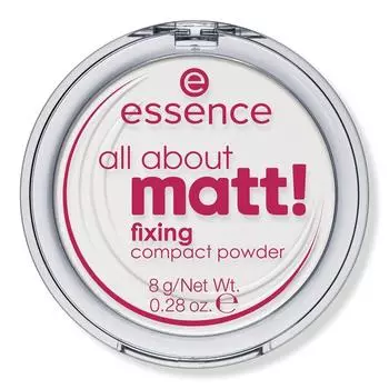 Компактная фиксирующая пудра Essence All About Matt Fixing, 0,28 унции