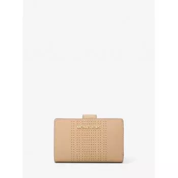 Компактный кошелек MICHAEL KORS JET SET TRAVEL на молнии, средний размер 35S4GTVF6L220, светло-коричневый