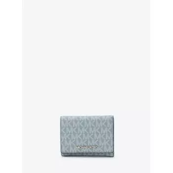 Компактный кошелек MICHAEL KORS JET SET TRAVEL Средний MK Signature 35S4STVE2V1376 Бледно-синий F