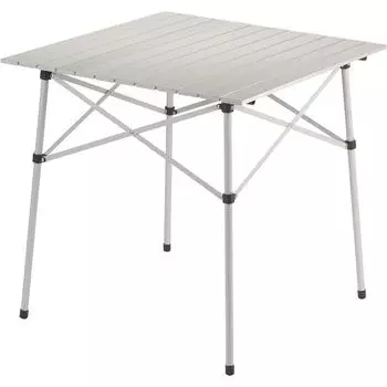 Компактный складной стол Alocs Outdoor, алюминиевый походный стол, 4 места, в комплекте сумка для переноски; Идеально подходит для кемпинга, пикников, барбекю 1427 белый
