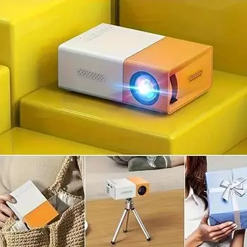 «Компактный ЖК-проектор с поддержкой 3D»: 2000 люмен, дисплей 60–110 дюймов, совместимость с HD и USB-видео — непревзойденные впечатления от домашнего и уличного кинотеатра