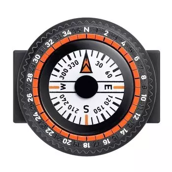 Компас Luminox из черного поликарбоната с петлей для мужчин