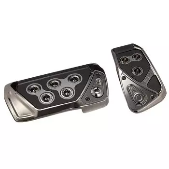 Комплект автомобильных педалей CARMATE RAZO GT Spec BLACK Chrome Hustler и другие RP109BCR AT-SS