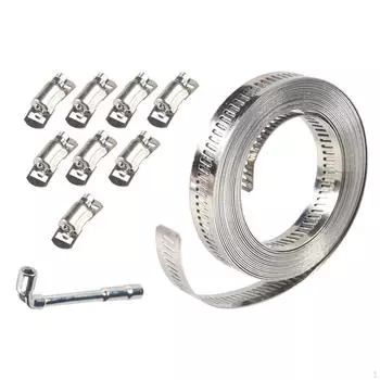 Комплект хомутов из нержавеющей стали для обустройства дома 3.5m with 8 fastener