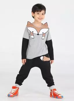 Комплект из брюк и футболки Tilki Baggy для мальчика