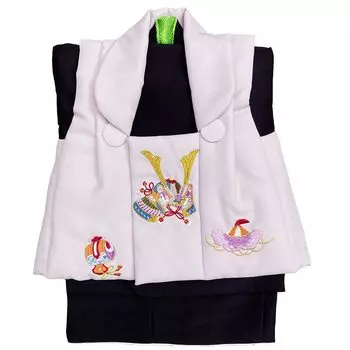 Комплект кимоно Years First First Baby Комплект детской одежды и кимоно x Light Purple [Kyoto Yuzen] (0-1 Старый) Еда, Фестиваль, Кимоно для мальчиков, Детский, Ансамбль,