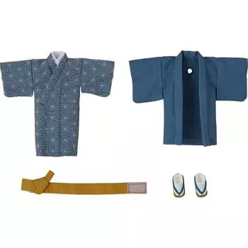 Комплект одежды для куклы Nendoroid Kimono Boy [Темно-синий]