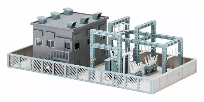 Комплект подстанции TOMIX N Gauge, тип серый 4223, принадлежности для железнодорожных моделей
