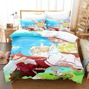 Комплект постельного белья Beast Tamer Single Twin Full Queen King Size Bed Set Adult Kids Bedroom Duvetcover Sets 3D Print Anime Bed Set 70x133cm 2pcs