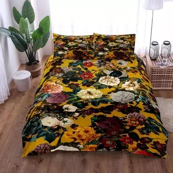 Комплект постельного белья Exotic Garden King Queen Twin Single Size Пододеяльник Наволочки Комплект постельного белья 140x200cm
