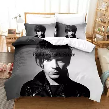 Комплект постельного белья Indochine Rock Single Twin Full Queen King Size, комплект постельного белья Aldult Kid Bedroom Duvetcover Sets 3D Bed Sheet Set US Full 200x230cm