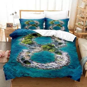 Комплект постельного белья Lucky Number Twin Full Queen King Size, пододеяльник для взрослых, детей, мальчиков и девочек, наборы пододеяльников для спальни с 3D-принтом 70x133cm 2pcs