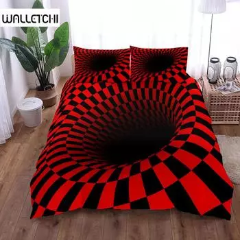 Комплект постельного белья Magical Space Optical Art Single Twin Double Queen King Cal King Size Комплект постельного белья EU single(135x200cm)