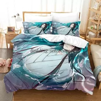 Комплект постельного белья New Heaven Official s Blessing Single Twin Full Queen King Size Комплект постельного белья Aldult Kid Bedroom Duvetcover Sets Anime 70x133cm 2pcs