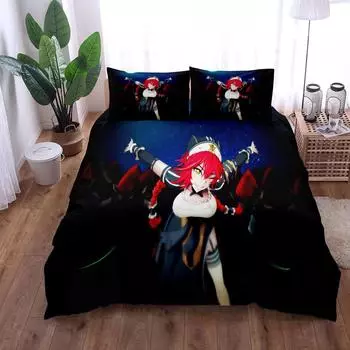 Комплект постельного белья Overlord Novelist King Queen Double Full Twin Single Size EU single(135x200cm)