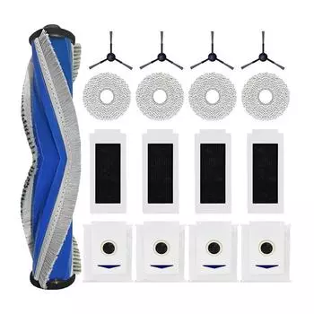 Комплект сменных аксессуаров для пылесосов Ecovacs DEEBOT T30 Omni, T30 PRO MAX — включает щетки, фильтры, насадки для швабры, мешки для пыли