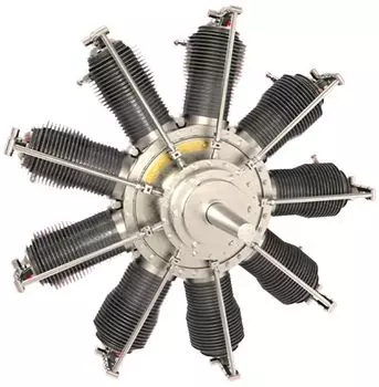 Комплект смолы для модели двигателя Oberursel GAS32328, 1/32 UI (Самолет)
