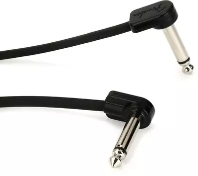 Комплект соединительного кабеля Fender Black Effector Patch Cable Blockchain™, маленький,