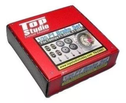 Комплект тормозов Top Studio Ferrari Tamiya TD23007 1/20 F1-2000 F1-2001