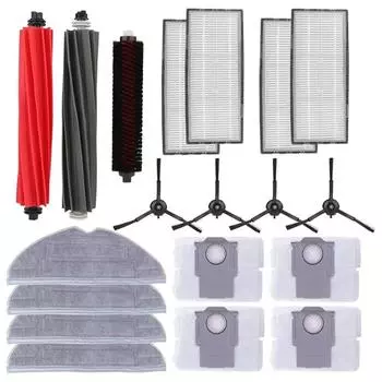 Комплект запасных частей для робота-пылесоса Roborock S8 Pro Ultra, аксессуары Ain Side Brush Hepa Filter Mop Cloth Dust Bags