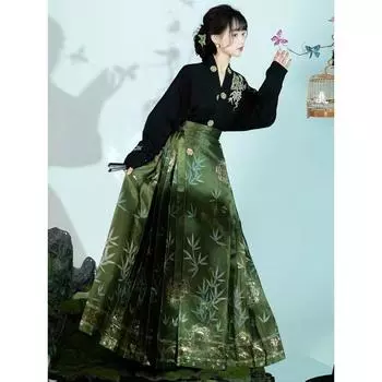Комплект женской одежды Hanfu в стиле китайской династии Мин, улучшенный Hanfu