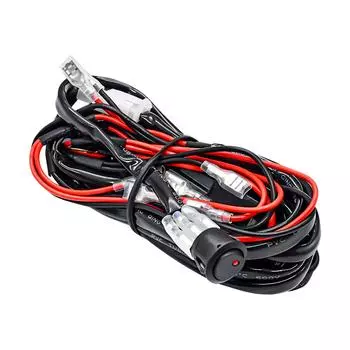 Комплект жгута проводов для светодиодной панели, 300 Вт, 2 провода, 16 AWG, универсальный жгут проводов для светодиодной рабочей панели с реле 12 В 40 А, включение и выключение