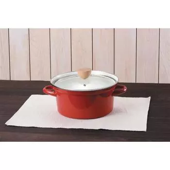 Konan Original Enamel pot 22cm IH double-handed dual-use