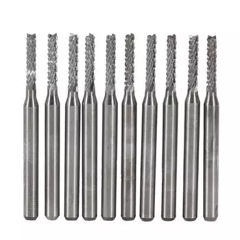 Концевая фреза Hilitand Carbide Tungram Carbide 10 шт. Фреза 2,0 мм SMT/CNC/PCB