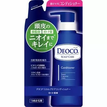 Кондиционер для кожи головы DEOCO Scalp Care, сменный блок, 285 г, сладкий цветочный аромат (Лечение лактоном)