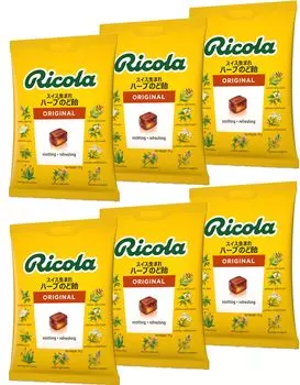 Конфеты Ricola Original Herb Candy 70 г x 6 шт.