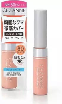 Консилер Sezanne Stretch Concealer 30 8 г. Клейкий и устойчивый к морщинам. Высокое покрытие. Консилер для век 30. Оранжевый.