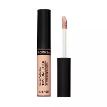 Консилер The Saem Cover Perfection Tip 6,5 г, персиково-бежевый, 1 шт.