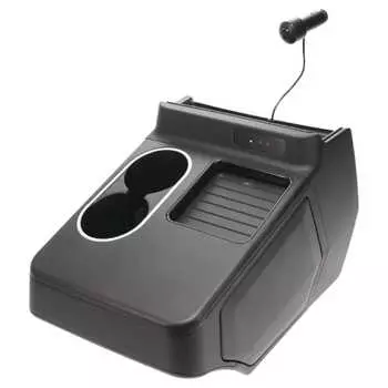 Консоль CARMATE N-BOX JF5 / JF6 Октябрь 2023 г. (Рэйва 5) Эксклюзивный дизайн держатель для напитков мусорный бак черный NZ864