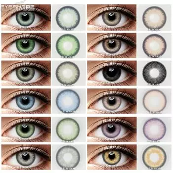 Контактные линзы для глаз EYESHARE, 2 шт./пара, цветные контактные линзы MONICA, цветные контактные линзы для глаз, косметические цветные контактные линзы, красивый макияж глаз