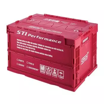 Контейнер SUBARU STI M CHERRY RED [Оригинал Subaru] [Складной размер] вер.