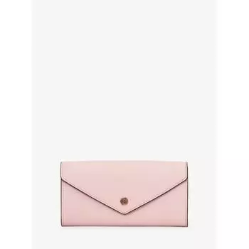 Континентальный кошелек MICHAEL KORS [Japan Limited] JET SET TRAVEL Envelope, большой 35F3GTVE7L7278, пудровые румяна F