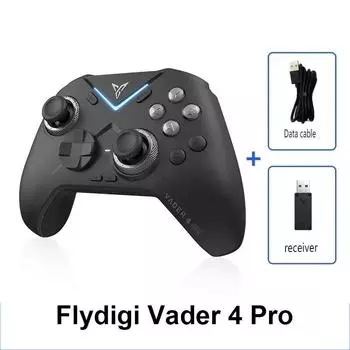 Контроллер Flydigi Vader 4 Pro с вибровыключателем, беспроводной игровой ручкой, поддержка ПК/коммутатора/мобильного устройства