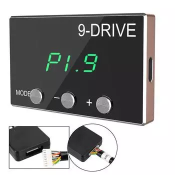 Контроллер отклика дроссельной заслонки Plug Play 9 Drive 5 Modes Детали для настройки Аксессуары для гонок Ускоритель Мощный усилитель