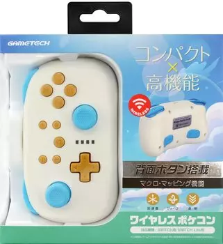 Контроллер совместим с карманным компьютером Nintendo Switch ProSW White x Sky Switch Wireless (Синий) -