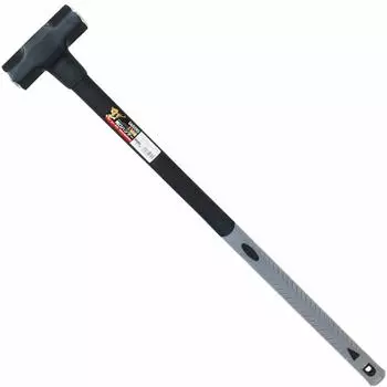 KONYO Daigoro Black Hammer with Fiberglass 8 lbs Double-Ended Handle, 12318, (3.6 kg)