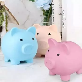 Копилки в форме мультяшной свиньи большой емкости, детские игрушки, подарок на день рождения, домашний декор, копилка, ящик для хранения монет