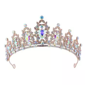 Корейский стиль свадебная корона сплав горный хрусталь корона для волос свадебное платье аксессуары для волос повязка на голову для вечеринки по случаю дня рождения новый
