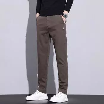 Korean Version of Men s Retro Slim Straight Trousers Spring and Autumn Style Fashionable Casual Versatile Trousers Men 28