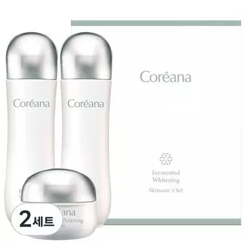 Koreana fermented whitening 3-piece set, 2 sets