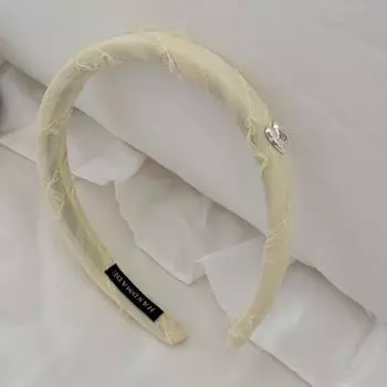 Корейская кружевная повязка на голову со стразами, простая и элегантная повязка для темпераментных девушек, универсальная заколка для волос, аксессуары для волос