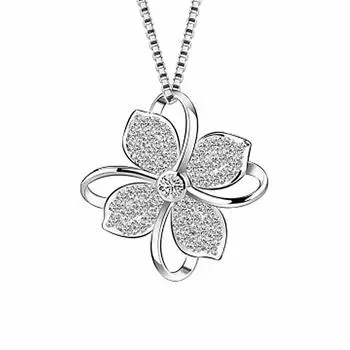 Корейская версия микроподвески Lucky Four - Leaf Grass