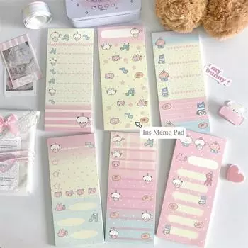 Корейские Ins Милые Животные Блокнот для Заметок Нелипкий Kawaii Girl Блокнот с Отрывными Листами Бумага Для Записок Альбом Для Альбома DIY Фоновый Материал Бумага